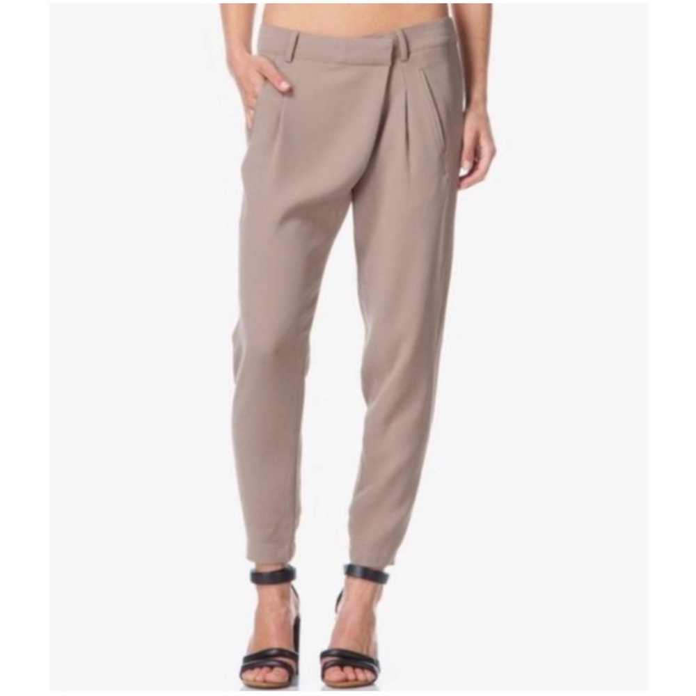 Vince Khaki Asymmetrical Trousers / Dress Pant, Size US 6, Workwear